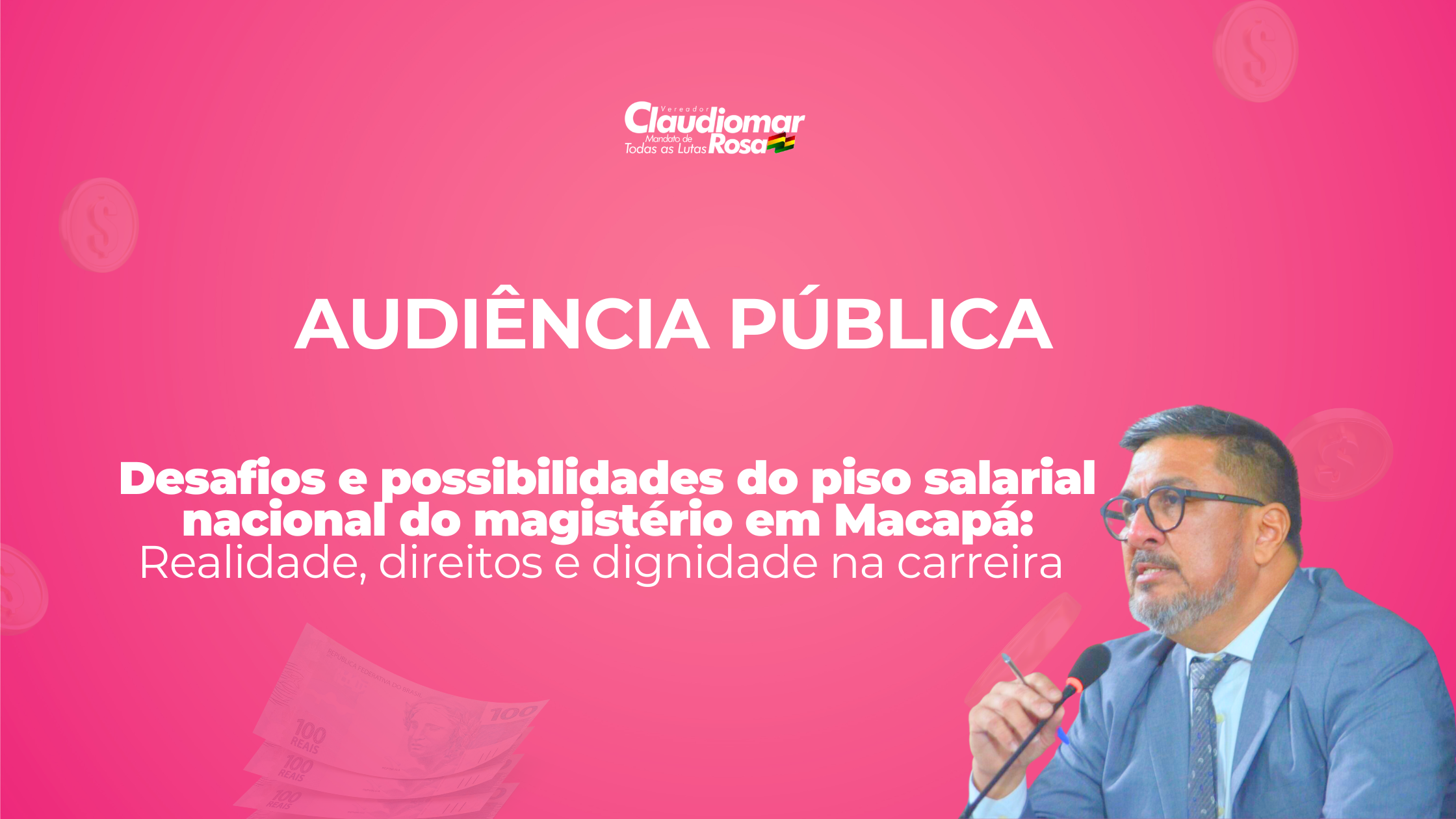 Audiência Pública discute a valorização salarial dos servidores da educação municipal