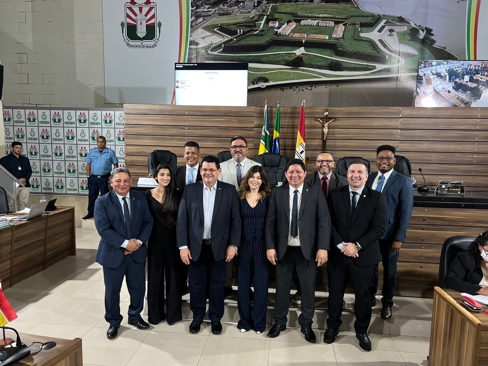 A convite do Vereador Claudiomar Rosa, presidente do SEBRAE-AP, Josiel Alcolumbre faz uso da Tribuna na Câmara de Vereadores de Macapá